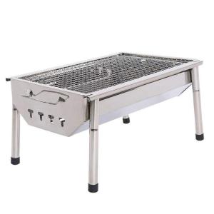 360 Stainless Steel Outdoor Charcoal Folding Grill Small Carry Portable BBQ Grills