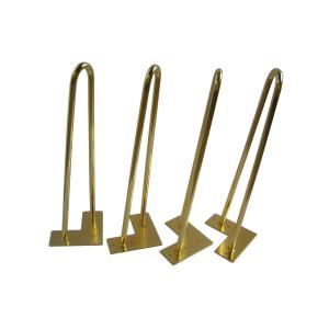 Brass Butterfly Console Table Hairpin Furniture Legs