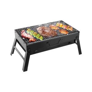 Cold Rolled Steel Matt Black Modern Custom Outdoor Florabest Folding Foldable Portable Bbq Grill