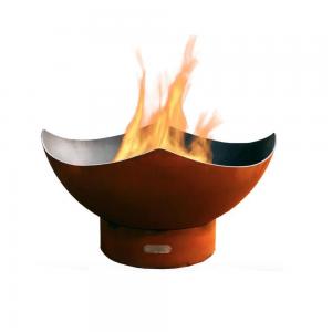 Customized Pozo De Fuego Garden Corten Steel Smokeless Outdoor Round Fire Pit Pans Sets
