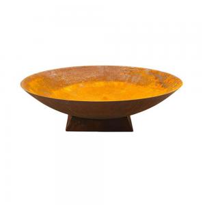Customized Vuurkorven Strong Corrosion Resistance Corten Steel Outdoor Fire Bowl And Fire Pit Square Charcoal