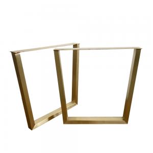 Elegent Brass Stainless Steel Latest Metal Gold Dining Table Legs