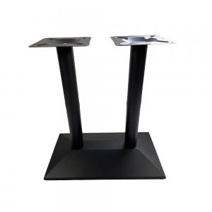 Europe Style Garden Unique Tube Trapezoid Metal Table Legs