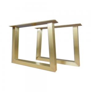 Golden Steel Round Hair Pin Gold Brass Coffee Table Legs