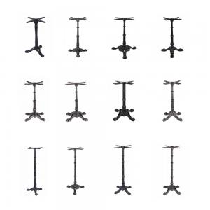 Marble Rustic Long Right Angle Cast Iron Metal Forged Table Legs