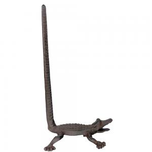 Metal Animal Design Nice Large Matte Black Paper Towel Holder