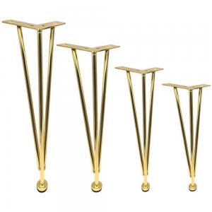 Metal Stainless Rose Gold Metal Modern Chrome Sofa Legs