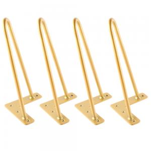 Modern Brass Color Pvc And Modern Chrome Metal Sofa Legs