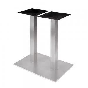 Modern Stainless Steel Black Table Round Metal Stainless Steel Dining Table Base Legs