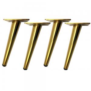 New Design Rose Gold Cone Alibaba Grey Lucite Sofa Legs