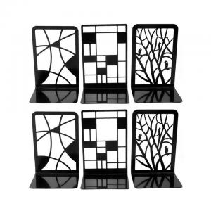 ODM High Quality CNC Machining ISO9001 Certificate Carbon Steel Bicycle Bookends With Non-slip Pads For Decoration