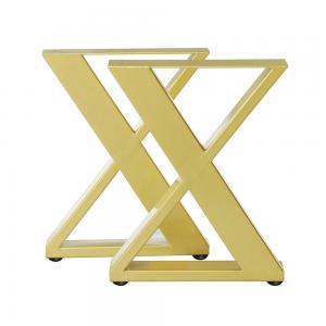 Rose Golden Modern Style Bench Coffee Table Legs