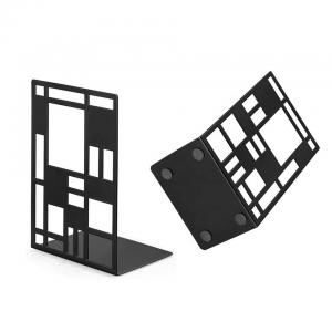 Sturdy And Durable Anti-slip Pad Design Unique Product Style High Quality Powder Coated Surface Classic Black Anchor Book Ends