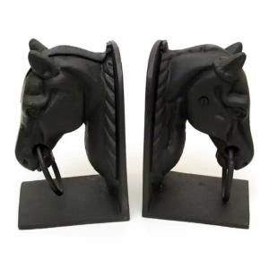 Vintage Iron Lion Bookends