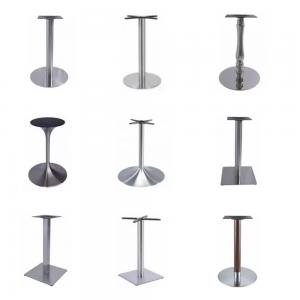 Wholesale Brush Polishing Square Heavy Duty Black Stainless Steel Table Base