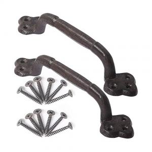 Wrought Iron Interior Black Front Door Handles